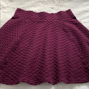 H&M Divided Mini Skirt Small plum EUC